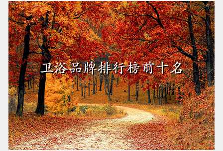 卫浴品牌排行榜前十名