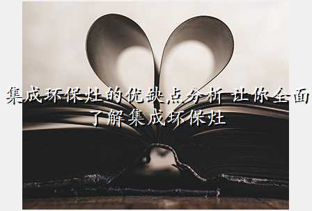 集成环保灶的优缺点分析 让你全面了解集成环保灶