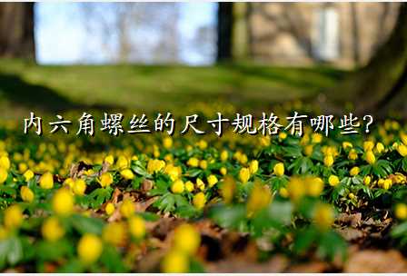 内六角螺丝的尺寸规格有哪些?