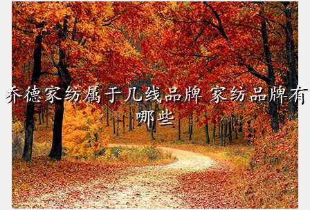 乔德家纺属于几线品牌 家纺品牌有哪些
