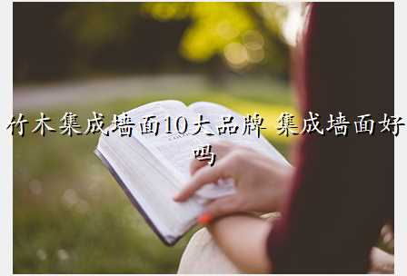 竹木集成墙面10大品牌 集成墙面好吗