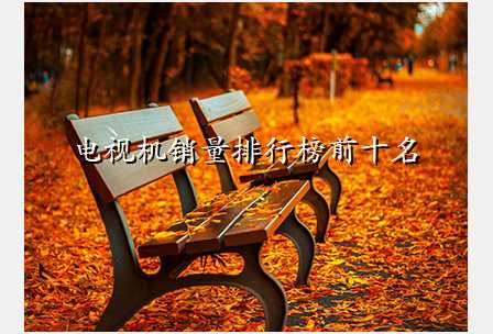 电视机销量排行榜前十名