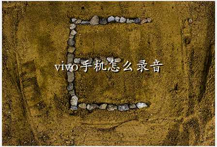 vivo手机怎么录音