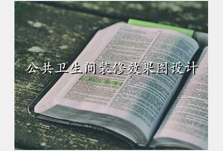 公共卫生间装修效果图设计