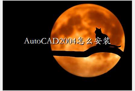 AutoCAD2004怎么安装
