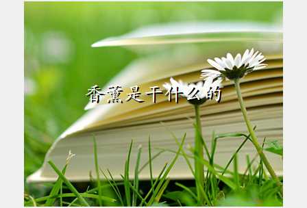 香薰是干什么的